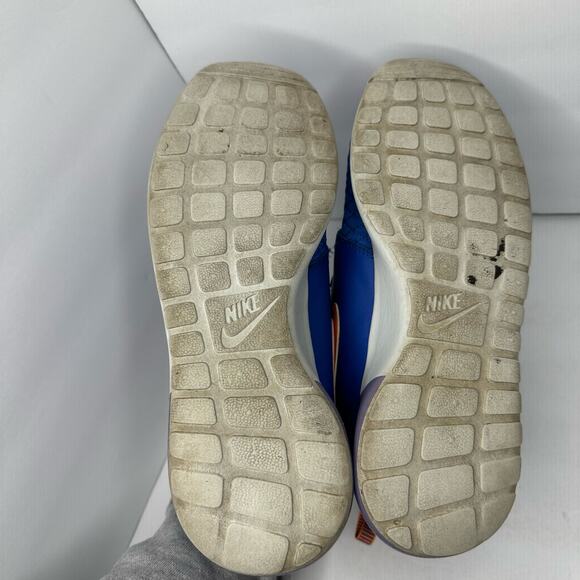 Nike Mens size 9 Roshe Run Sneaker Boot Game Royal Atomic Orange Running Sneaker - Picture 9 of 11